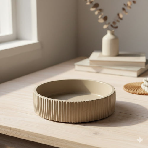 Concrete Catchall Bowl – Modern Centerpiece