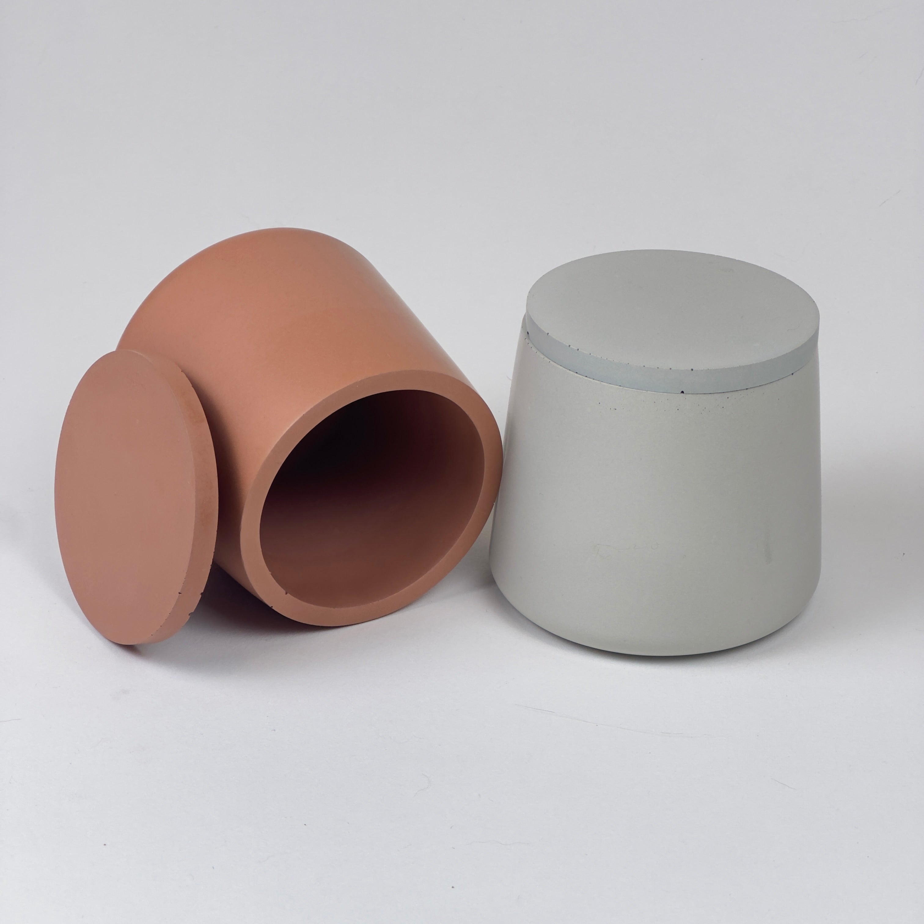 Concrete Jar with Lid – Minimal Storage Container