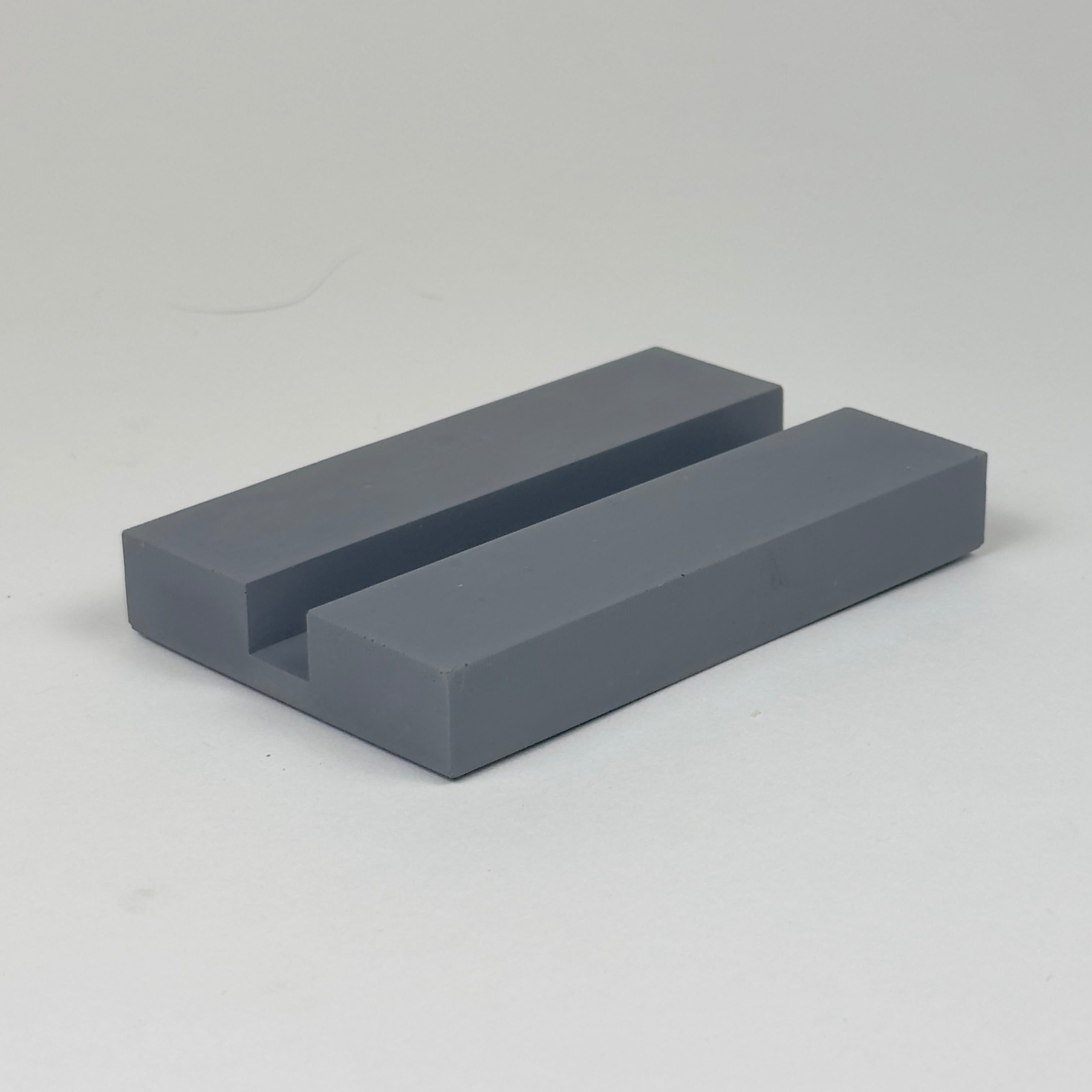 Concrete Business Card Holder – Minimalist Desk Accessory