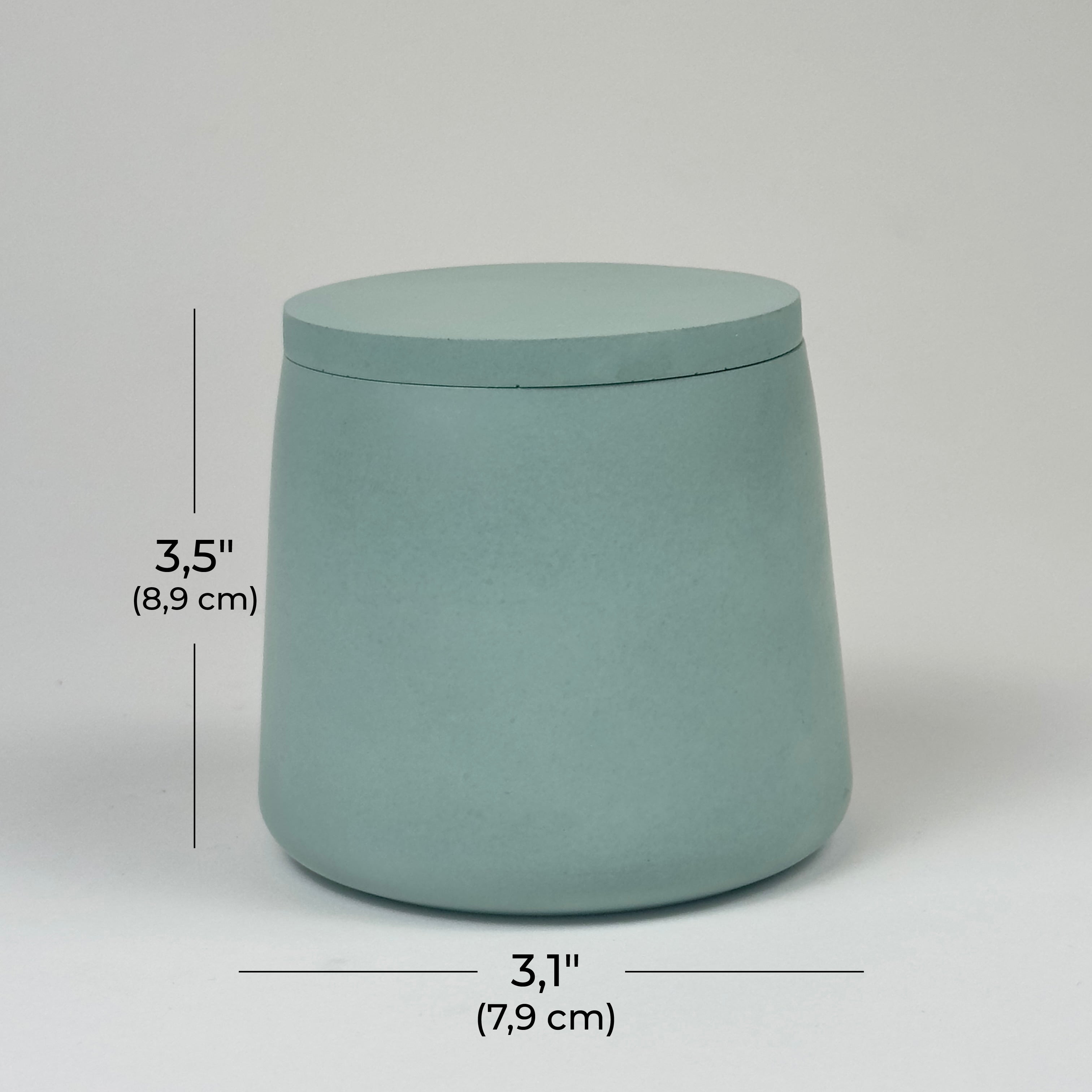 Concrete Jar with Lid – Minimal Storage Container