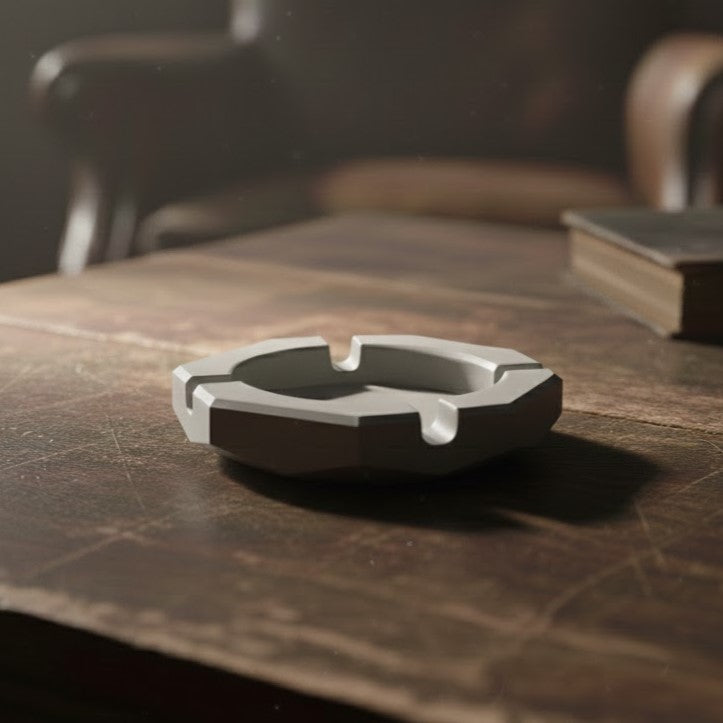 Concrete Smoking Ashtray